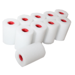 Set  Rolă VELUR 10cm, 10 bucăți.